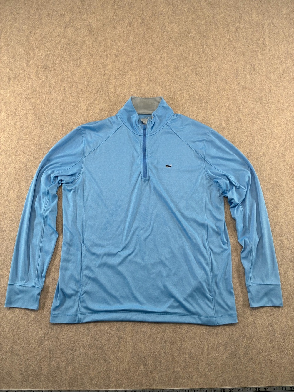 Vineyard Vines performance Men’s Long Sleeve Quarter Zip Pullover Large Collared